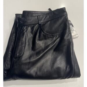 I.N.C. International Concepts 100% Leather Pants Women’s Size 10 Lined Sexy Boho